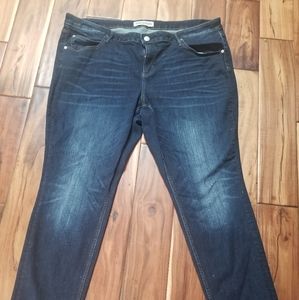 Maurices Skinny True Blue Jeans. Plus size W24